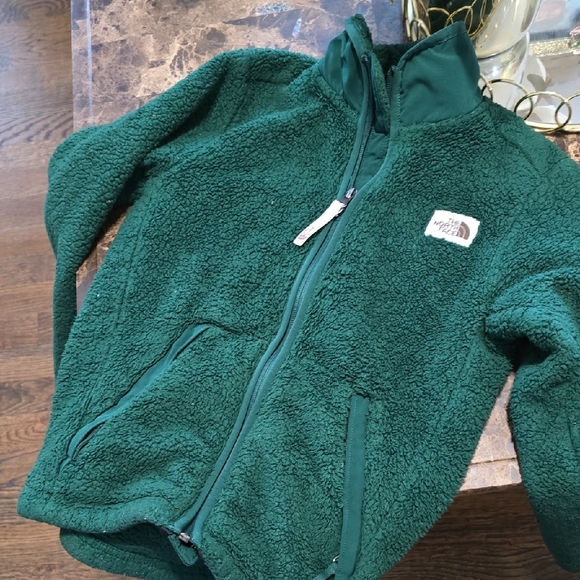 The North Face Kids Green Puffer Jacket - Picture 2 of 2